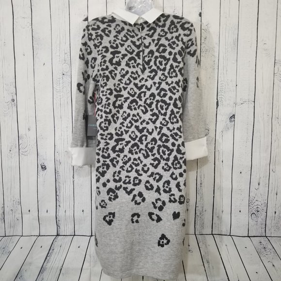 Cynthia Rowley Dresses & Skirts - Cynthia Rowley Sweater Animal Print Dress